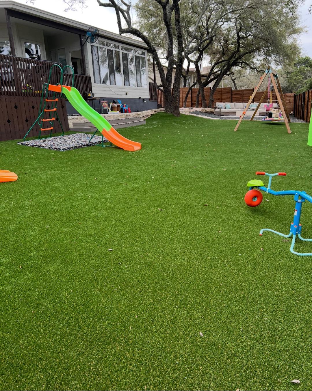 Austin Turf and Stone professional artificial turf and stone installation process in Central Texas